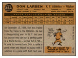 1960 Topps Baseball #353 Don Larsen A's VG-EX 501219