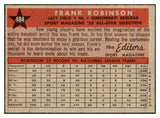 1958 Topps Baseball #484 Frank Robinson A.S. Reds EX-MT 501231