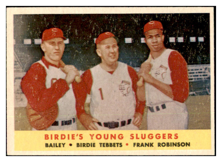 1958 Topps Baseball #386 Frank Robinson Ed Bailey VG-EX 501232