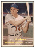 1957 Topps Baseball #080 Gil Hodges Dodgers VG-EX 501237