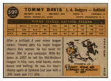 1960 Topps Baseball #509 Tommy Davis Dodgers EX-MT 501238