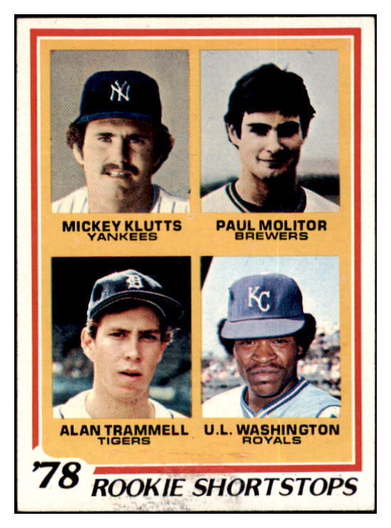 1978 Topps Baseball #707 Paul Molitor Brewers EX+/EX-MT 501242