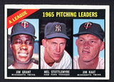 1966 Topps Baseball #224 A.L. Win Leaders Jim Kaat VG-EX 501246