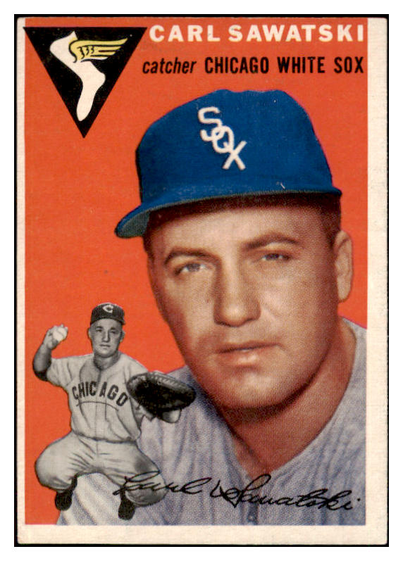 1954 Topps Baseball #198 Carl Sawatski White Sox EX 501253