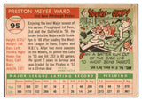 1955 Topps Baseball #095 Preston Ward Pirates EX 501263