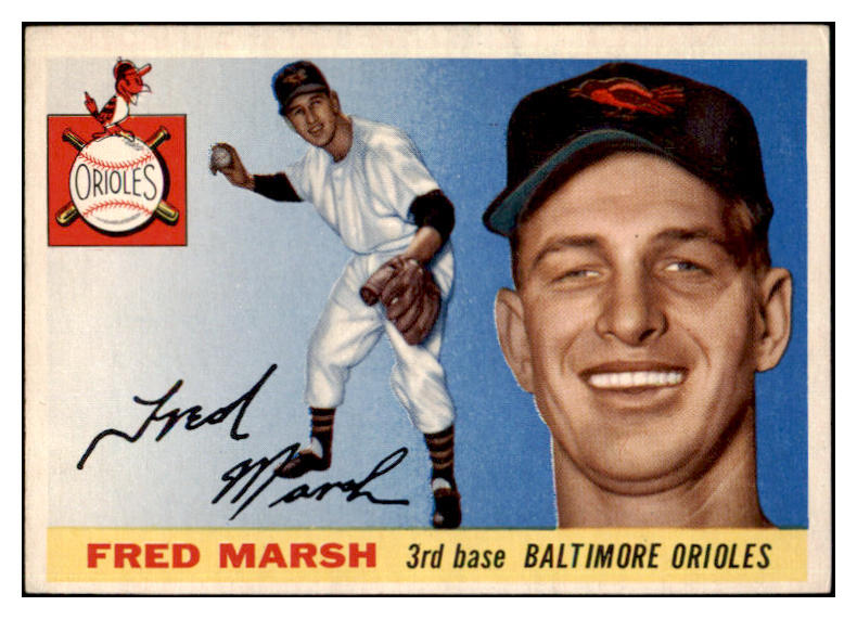 1955 Topps Baseball #013 Fred Marsh Orioles EX 501268