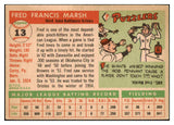 1955 Topps Baseball #013 Fred Marsh Orioles EX 501268