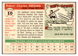 1955 Topps Baseball #010 Bob Keegan White Sox EX 501269