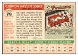 1955 Topps Baseball #078 Gordon Jones Cardinals EX 501274