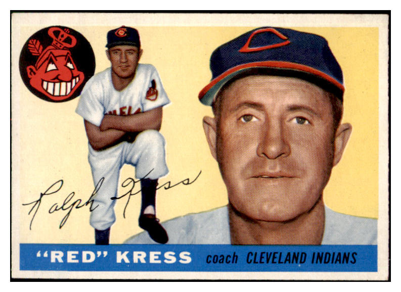 1955 Topps Baseball #151 Red Kress Indians EX-MT 501282