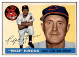 1955 Topps Baseball #151 Red Kress Indians EX-MT 501283