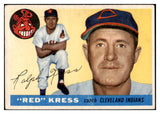 1955 Topps Baseball #151 Red Kress Indians EX 501285