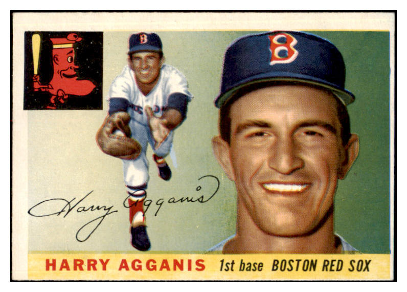 1955 Topps Baseball #152 Harry Agganis Red Sox EX 501288