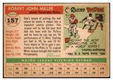 1955 Topps Baseball #157 Bob Miller Phillies VG-EX 501305