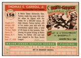 1955 Topps Baseball #158 Tommy Carroll Yankees EX 501311