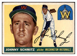 1955 Topps Baseball #159 Johnny Schmitz Senators NR-MT 501314