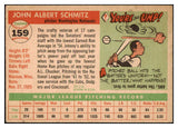 1955 Topps Baseball #159 Johnny Schmitz Senators EX-MT 501316