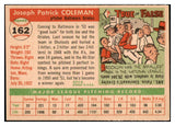 1955 Topps Baseball #162 Joe Coleman Orioles EX 501337