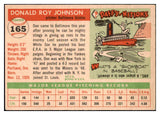 1955 Topps Baseball #165 Don Johnson Orioles EX 501352