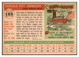 1955 Topps Baseball #165 Don Johnson Orioles EX 501353