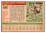 1955 Topps Baseball #167 Tom Casagrande Phillies EX 501357