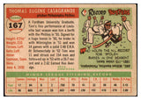 1955 Topps Baseball #167 Tom Casagrande Phillies VG-EX 501360