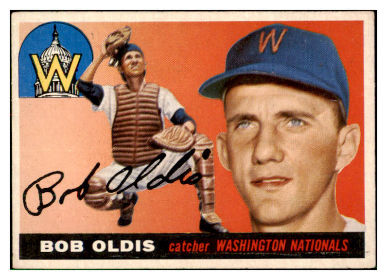 1955 Topps Baseball #169 Bob Oldis Senators EX-MT 501371