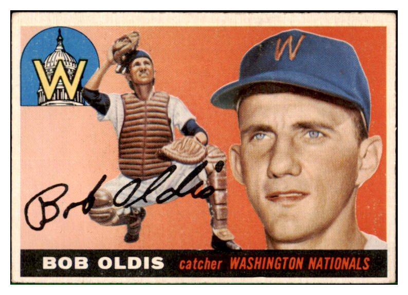 1955 Topps Baseball #169 Bob Oldis Senators EX-MT 501372