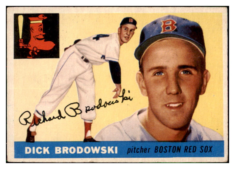 1955 Topps Baseball #171 Dick Brodowski Red Sox VG-EX 501380