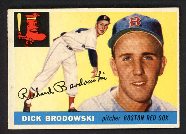 1955 Topps Baseball #171 Dick Brodowski Red Sox VG-EX 501381