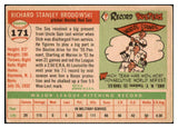 1955 Topps Baseball #171 Dick Brodowski Red Sox VG-EX 501382