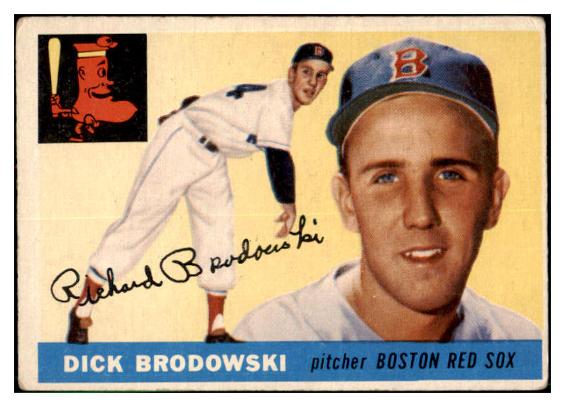 1955 Topps Baseball #171 Dick Brodowski Red Sox VG-EX 501383