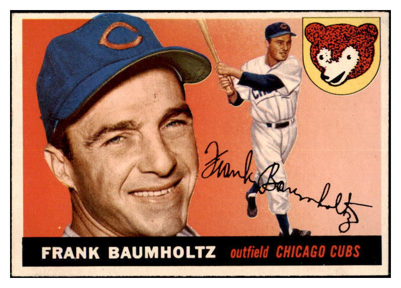 1955 Topps Baseball #172 Frank Baumholtz Cubs EX-MT 501385