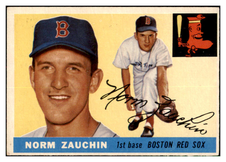 1955 Topps Baseball #176 Norm Zauchin Red Sox EX-MT 501400