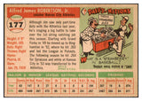 1955 Topps Baseball #177 Jim Robertson A's EX 501410