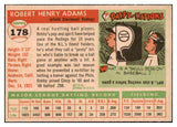 1955 Topps Baseball #178 Bobby Adams Reds EX-MT 501414