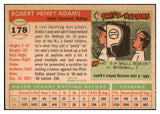 1955 Topps Baseball #178 Bobby Adams Reds VG-EX 501417