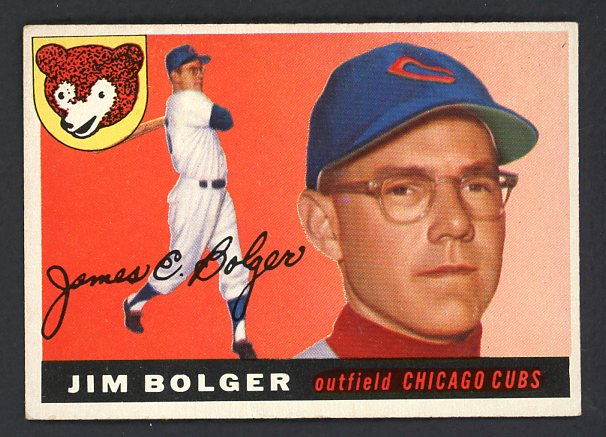 1955 Topps Baseball #179 Jim Bolger Cubs EX 501423