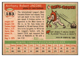 1955 Topps Baseball #183 Tony Jacobs Cardinals EX-MT 501442