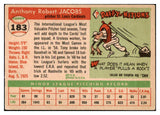 1955 Topps Baseball #183 Tony Jacobs Cardinals EX 501443