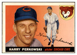 1955 Topps Baseball #184 Harry Perkowski Cubs EX 501447