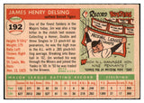 1955 Topps Baseball #192 Jim Delsing Tigers EX 501458