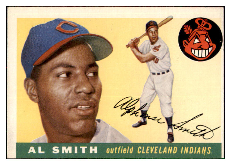 1955 Topps Baseball #197 Al Smith Indians EX 501471