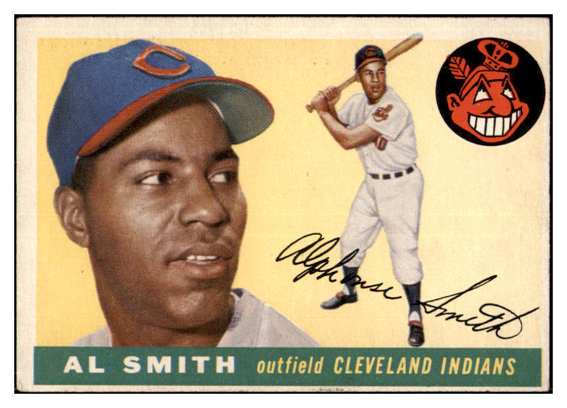 1955 Topps Baseball #197 Al Smith Indians EX 501472