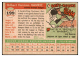 1955 Topps Baseball #199 Bert Hamric Dodgers EX-MT 501476