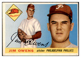 1955 Topps Baseball #202 Jim Owens Phillies EX 501489