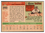 1955 Topps Baseball #202 Jim Owens Phillies EX 501489