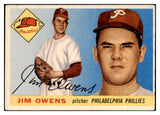 1955 Topps Baseball #202 Jim Owens Phillies VG-EX 501492