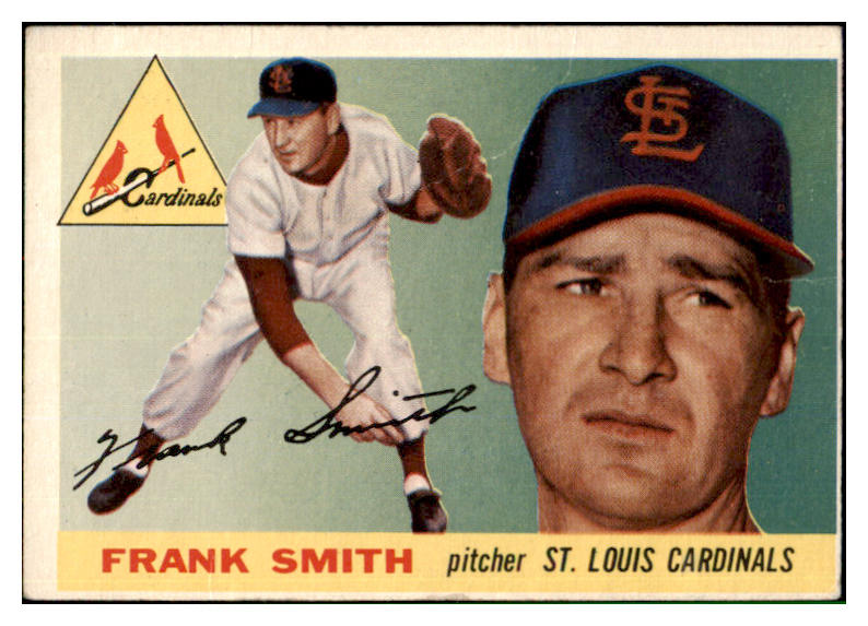 1955 Topps Baseball #204 Frank Smith Cardinals VG 501499