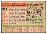 1955 Topps Baseball #204 Frank Smith Cardinals VG 501499